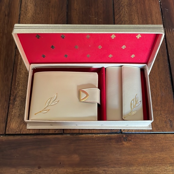 Vintage 1950’s wallet set brand new - Picture 2 of 12